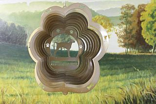 12"Dog Breed Wind Spinner - Copper - WagALotBowWow