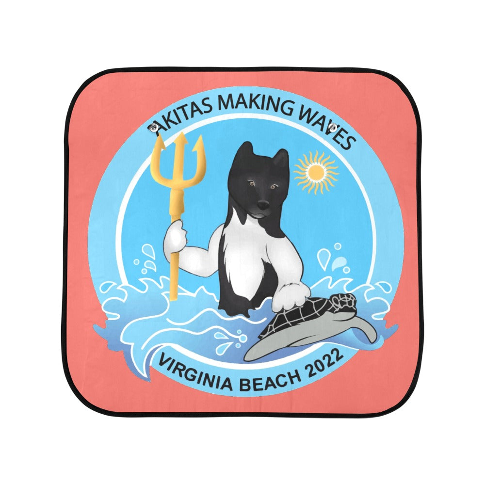 VA Beach Making Waves Car Shade (2 pieces) - WagALotBowWow