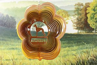 12"Dog Breed Wind Spinner - Copper - WagALotBowWow