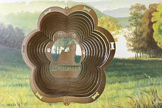 12"Dog Breed Wind Spinner - Copper - WagALotBowWow
