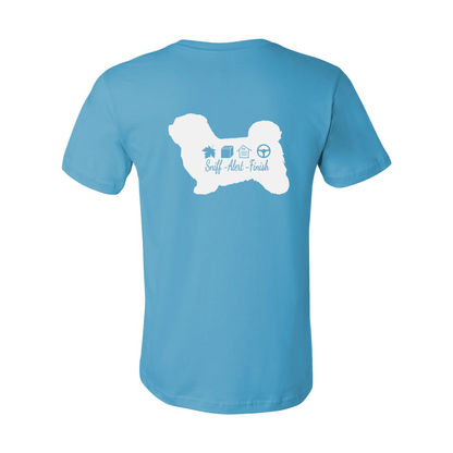Havanese Scent F/B Unisex SS Jersey Tee - WagALotBowWow