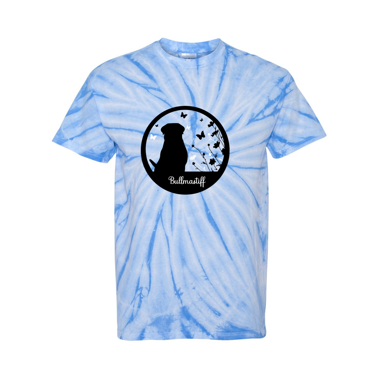 Bullmastiff Flowers Pinwheel SS S,M,L,XL - WagALotBowWow