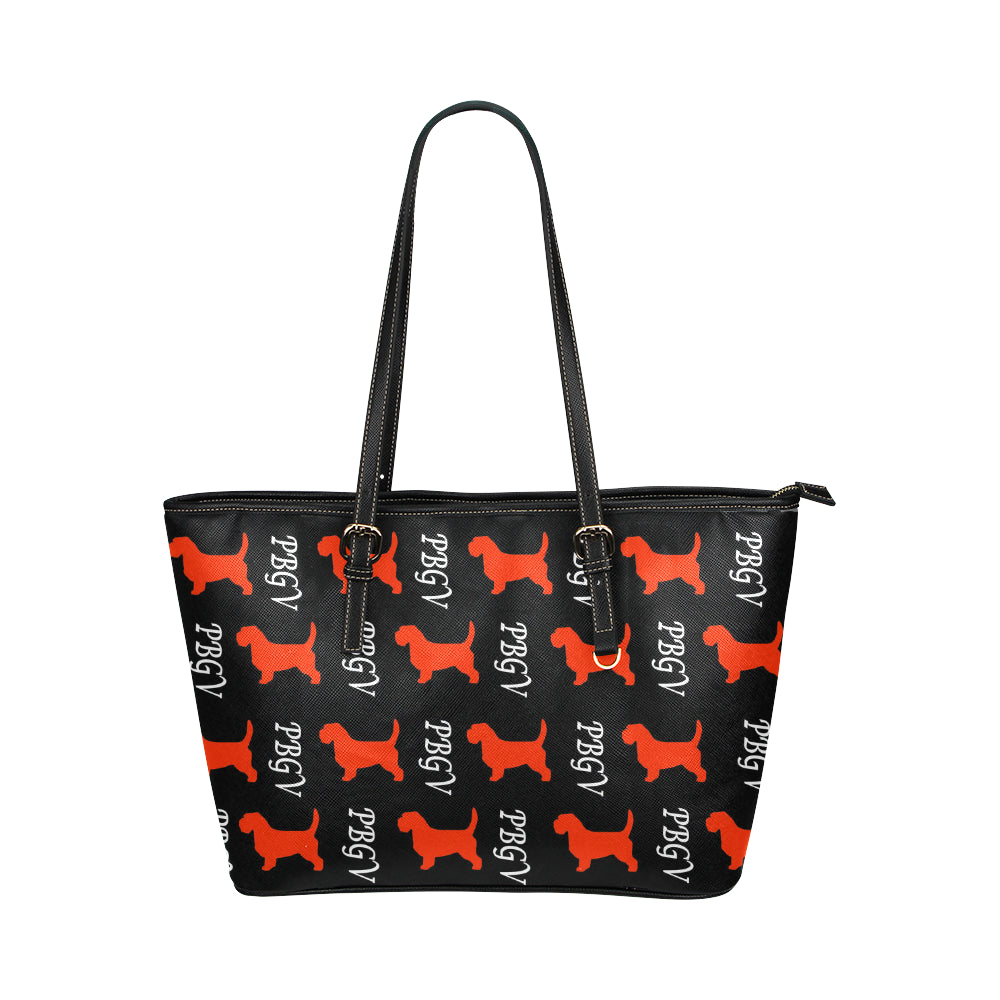 PBGV Leather Tote - WagALotBowWow