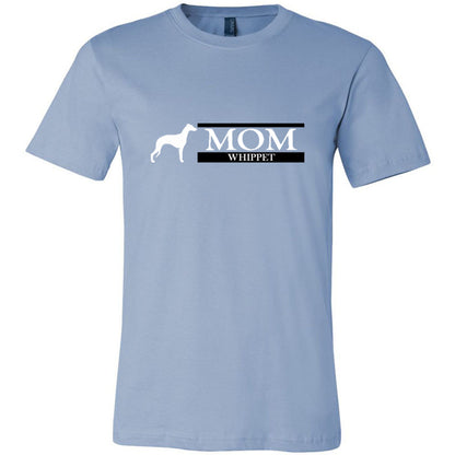Whippet Mom White Unisex Short Sleeve Jersey Tee - WagALotBowWow