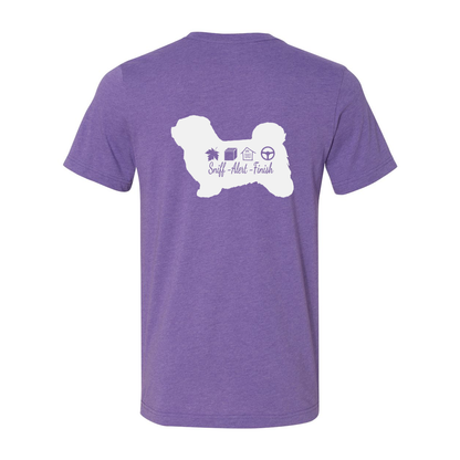 Havanese Scent F/B Unisex SS Jersey Tee - WagALotBowWow