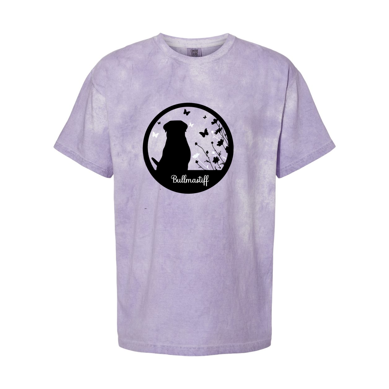 Bullmastiff Flowers Colorblast T-Shirt - WagALotBowWow
