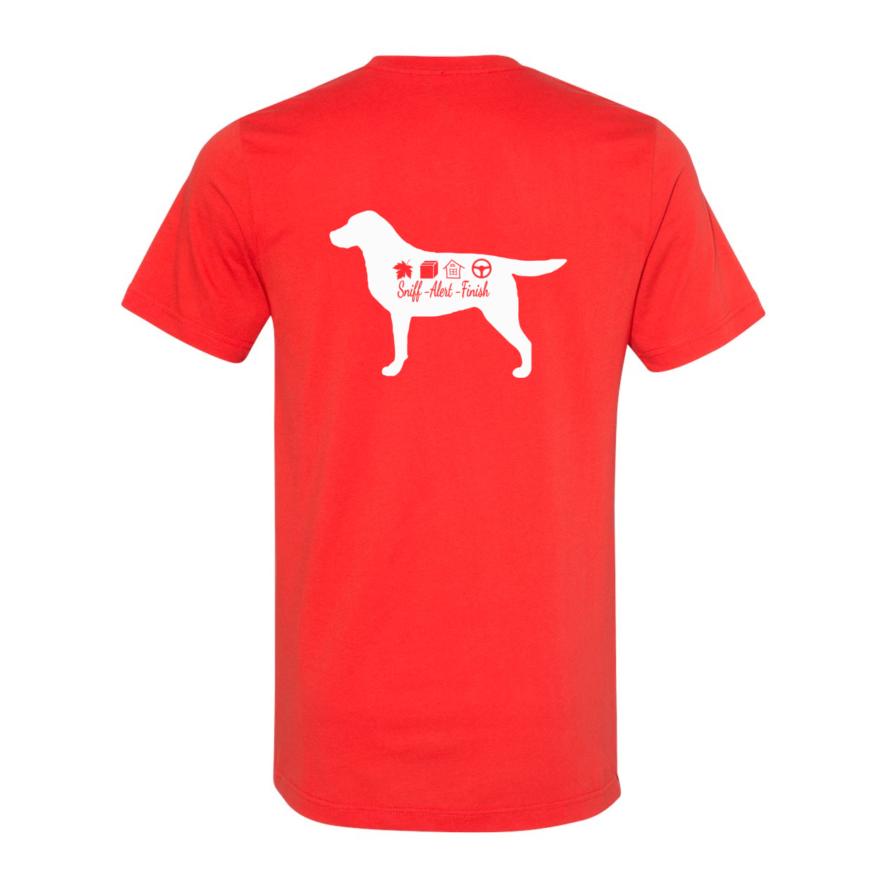 Labrador Scent F/B Unisex SS Jersey Tee - WagALotBowWow