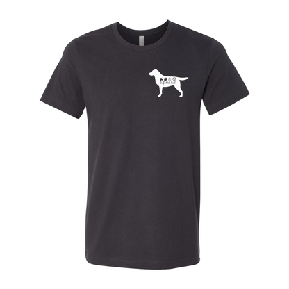 Labrador Scent F/B Unisex SS Jersey Tee - WagALotBowWow