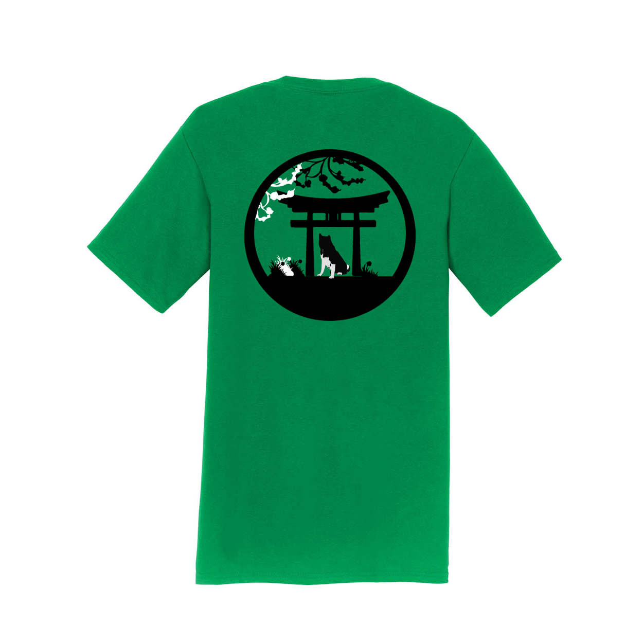 Akita Tree & Gate SS - WagALotBowWow