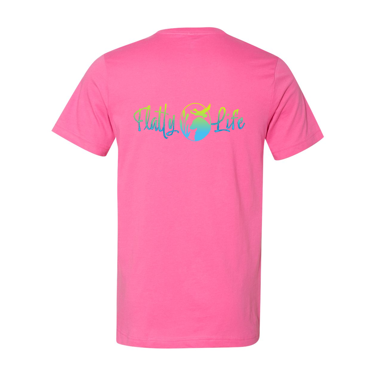 Flatty Life Front/Back Unisex SS Jersey Tee - WagALotBowWow