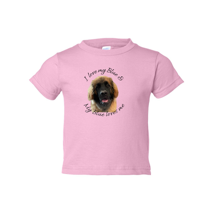 Love Blue Toddler Cotton Jersey Tee - WagALotBowWow