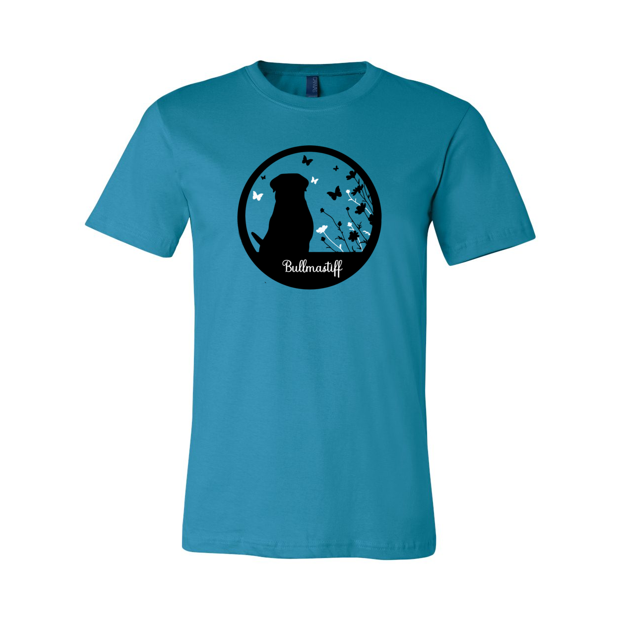 Bullmastiff Flowers Unisex SS S,M,L,XL - WagALotBowWow