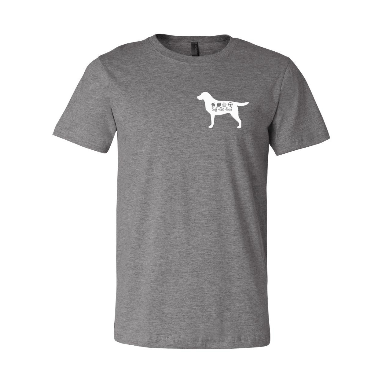 Labrador Scent F/B Unisex SS Jersey Tee - WagALotBowWow