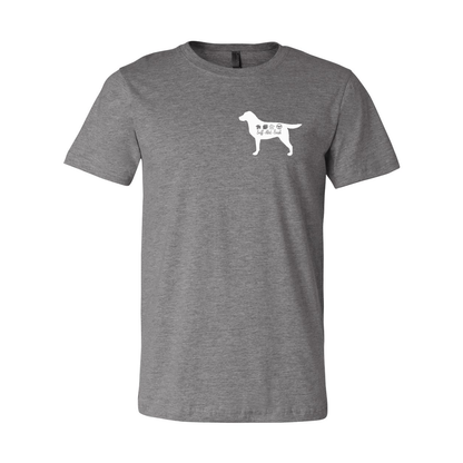 Labrador Scent F/B Unisex SS Jersey Tee - WagALotBowWow