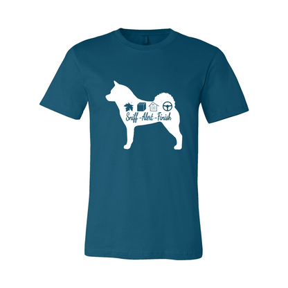 Akita Scent Sniff Unisex SS Jersey Tee - WagALotBowWow
