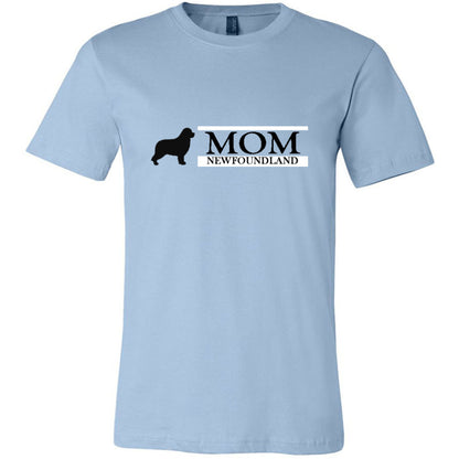 Newfoundland Mom Black Unisex Short Sleeve Jersey Tee - WagALotBowWow