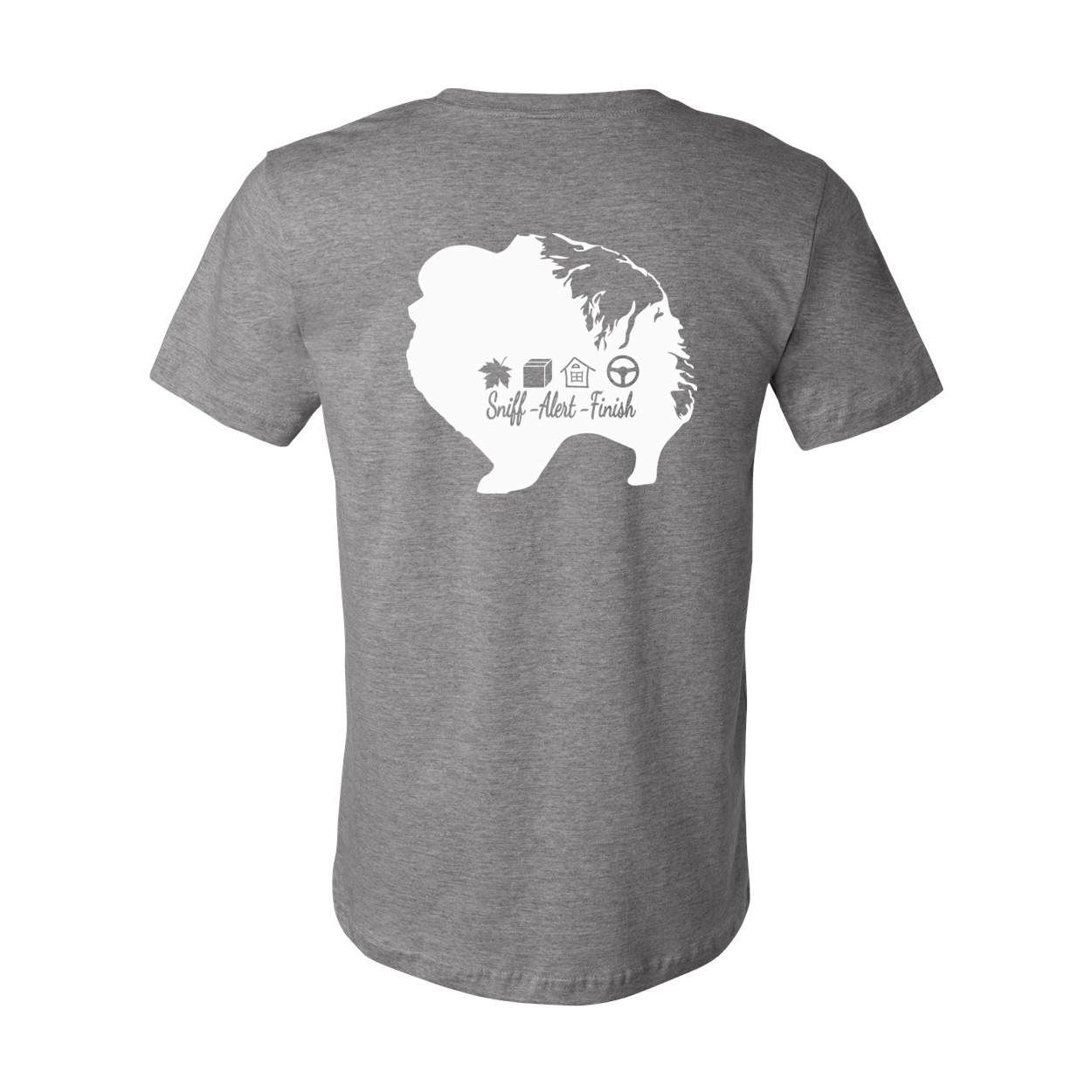 Pomeranian Scent F/B Unisex SS Jersey Tee - WagALotBowWow