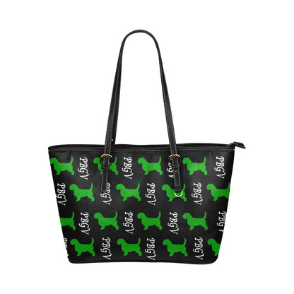 PBGV Leather Tote - WagALotBowWow