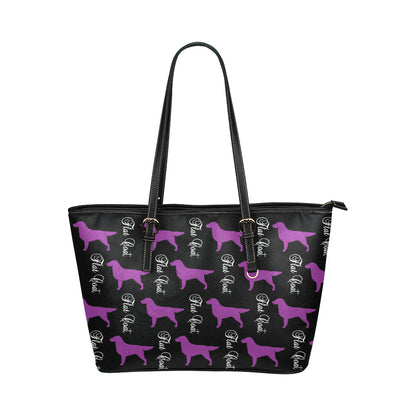 Flat Coat Leather Tote - WagALotBowWow