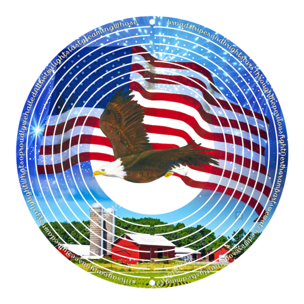 Patriotic Wind Spinners - WagALotBowWow