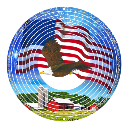 Patriotic Wind Spinners - WagALotBowWow