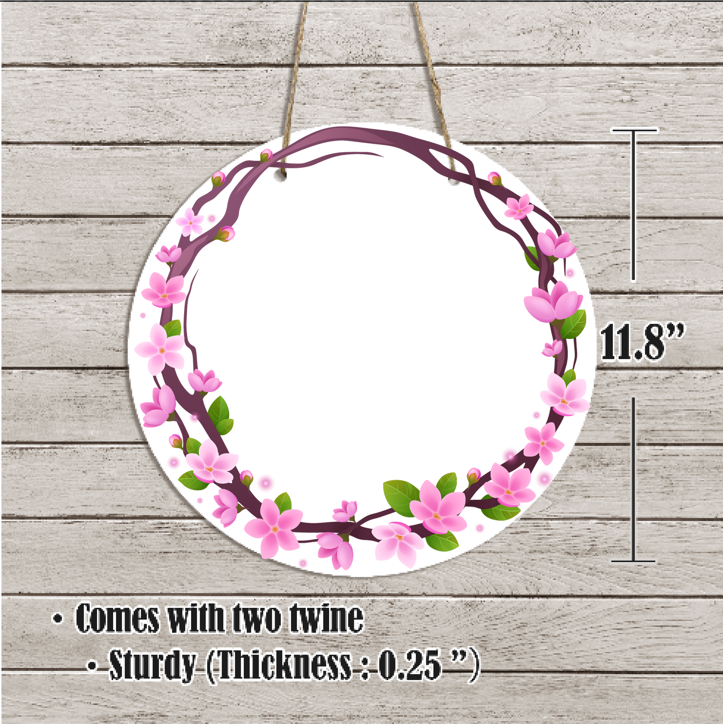 Custom Wooden Door Sign - WagALotBowWow