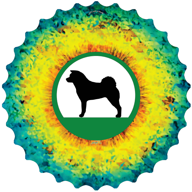 SunFlower Akita WindSpinner - WagALotBowWow