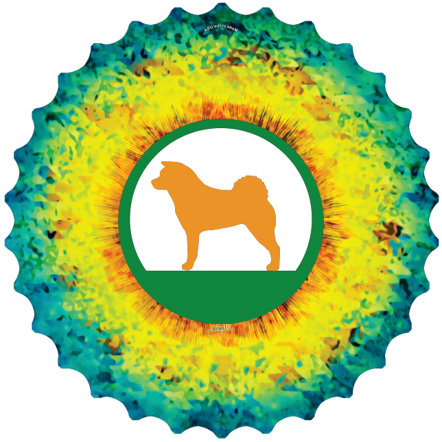 SunFlower Akita WindSpinner - WagALotBowWow