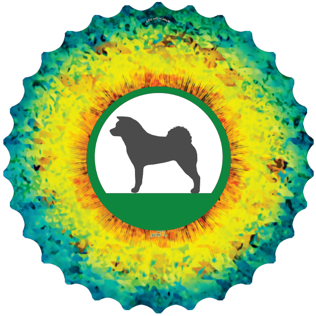 SunFlower Akita WindSpinner - WagALotBowWow