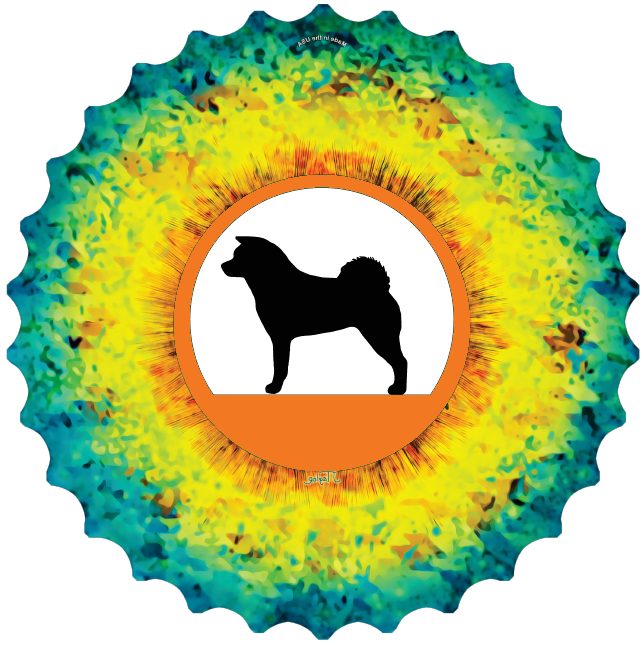 SunFlower Akita WindSpinner - WagALotBowWow