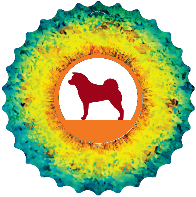 SunFlower Akita WindSpinner - WagALotBowWow