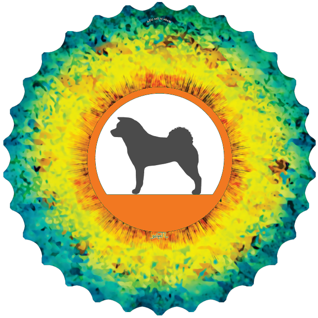 SunFlower Akita WindSpinner - WagALotBowWow