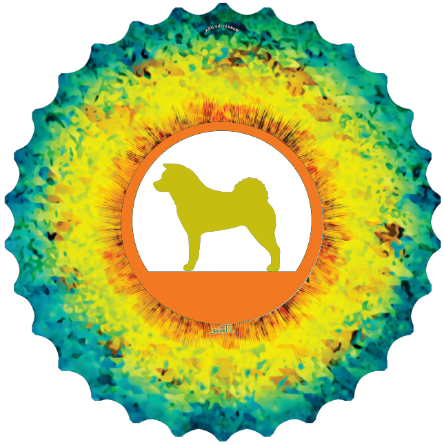 SunFlower Akita WindSpinner - WagALotBowWow