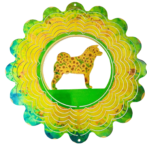 SunFlower Akita WindSpinner - WagALotBowWow