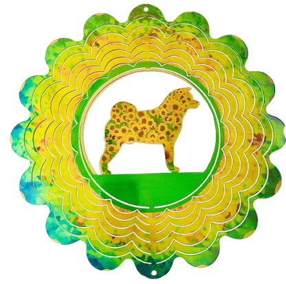 SunFlower Akita WindSpinner - WagALotBowWow