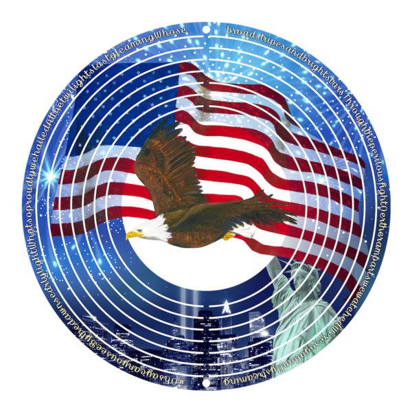 Patriotic Wind Spinners - WagALotBowWow