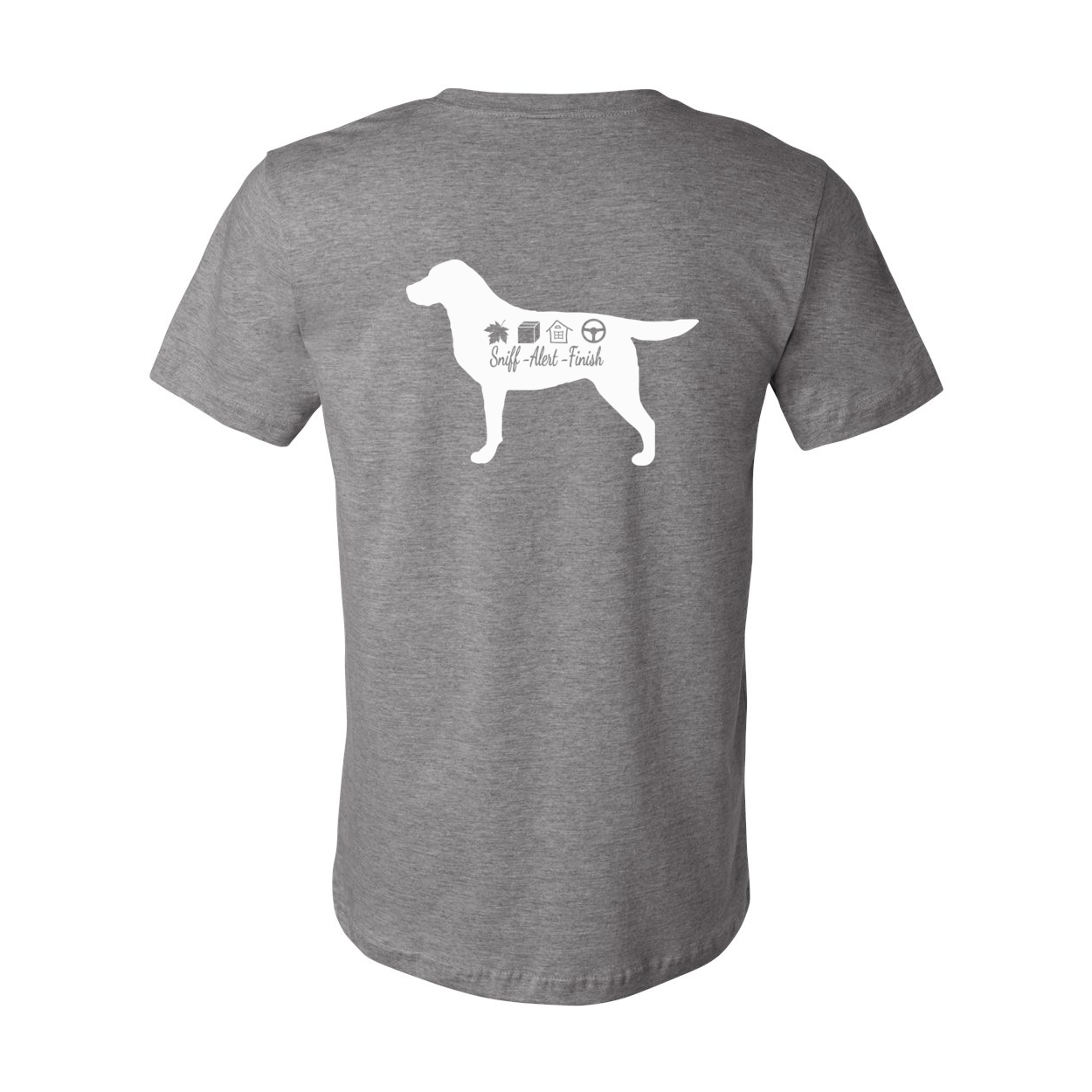 Labrador Scent F/B Unisex SS Jersey Tee - WagALotBowWow