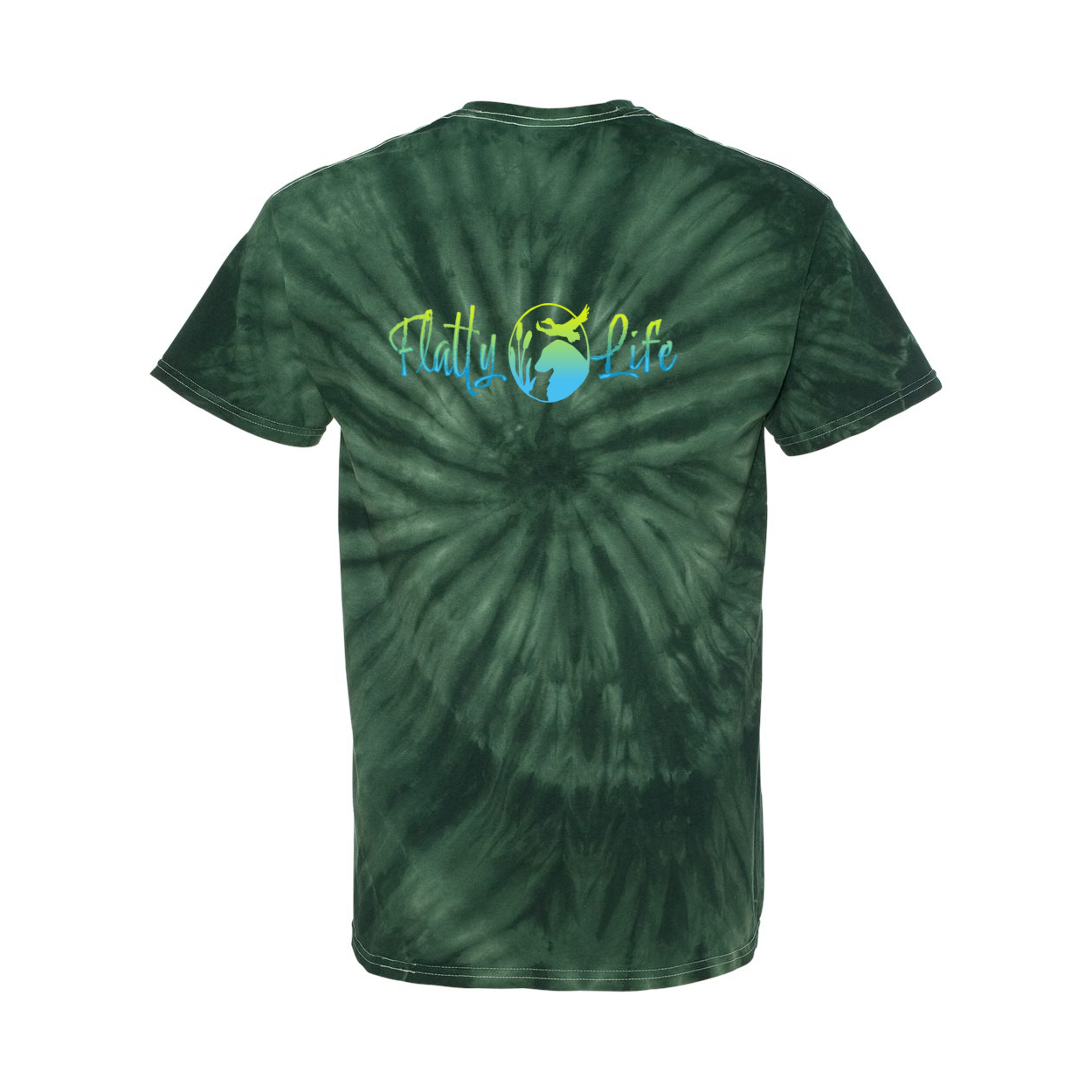 Flatty Life Front/Back Pinwheel SS T-Shirt - WagALotBowWow