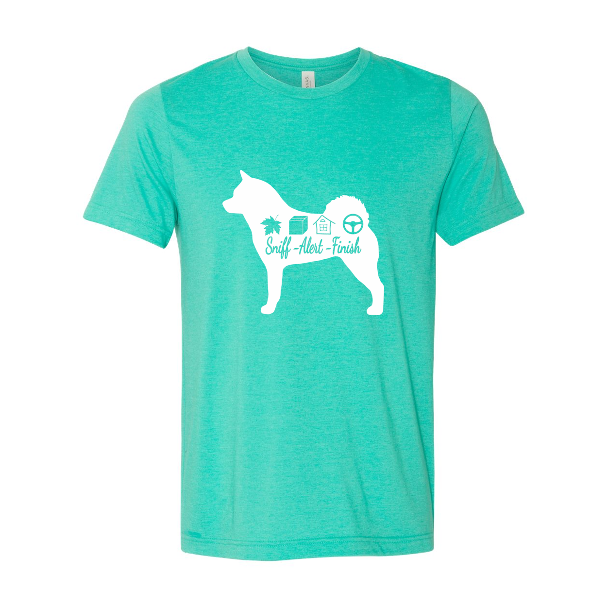 Akita Scent Sniff Unisex SS Jersey Tee - WagALotBowWow