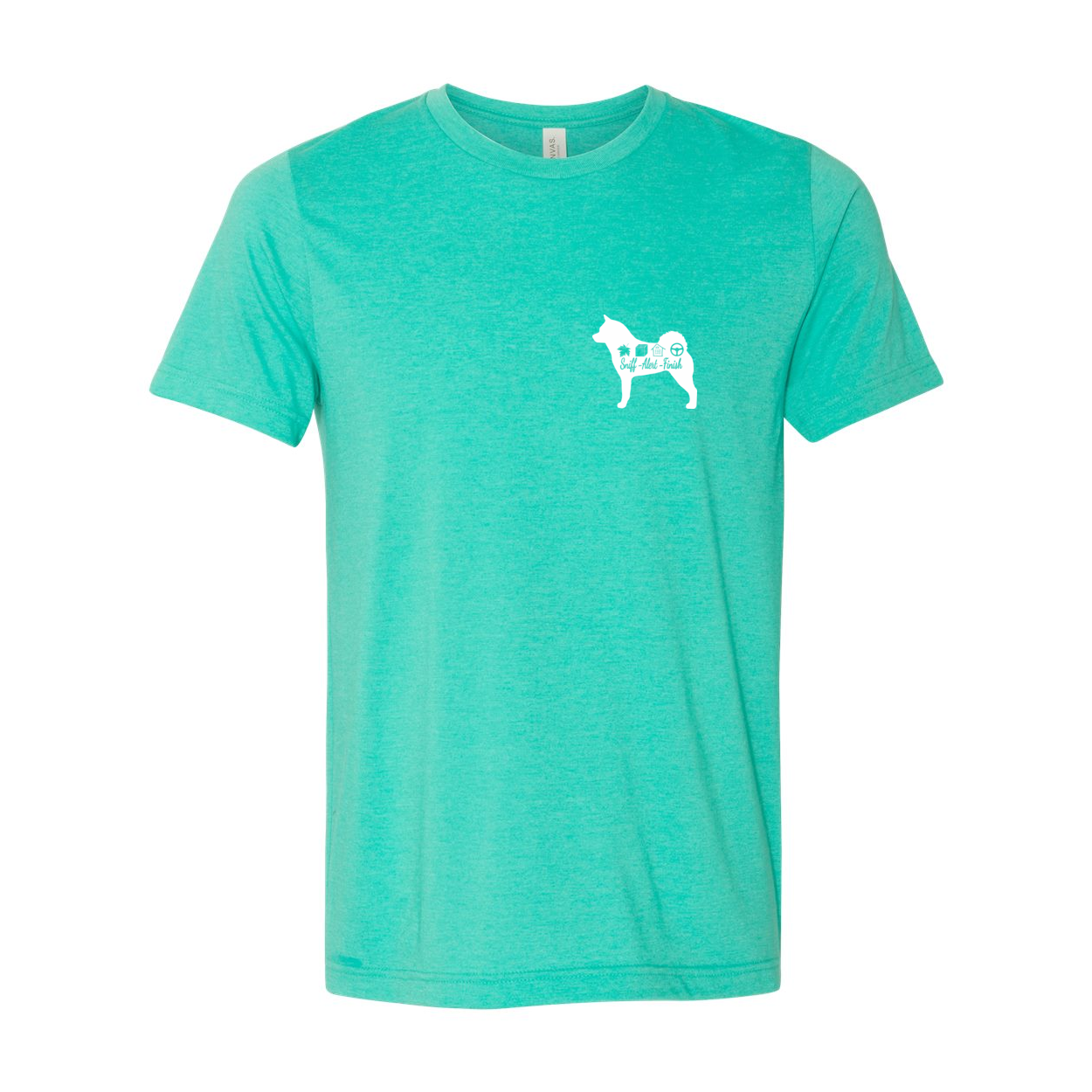 Akita Scent Sniff F/B Unisex SS Jersey Tee - WagALotBowWow