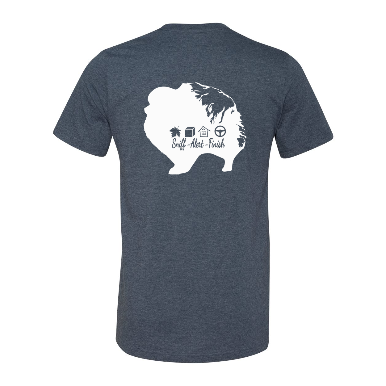 Pomeranian Scent F/B Unisex SS Jersey Tee - WagALotBowWow