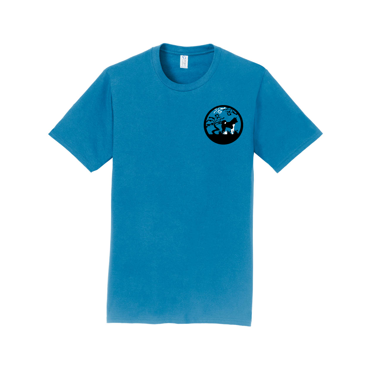 Akita Tree & Gate SS - WagALotBowWow