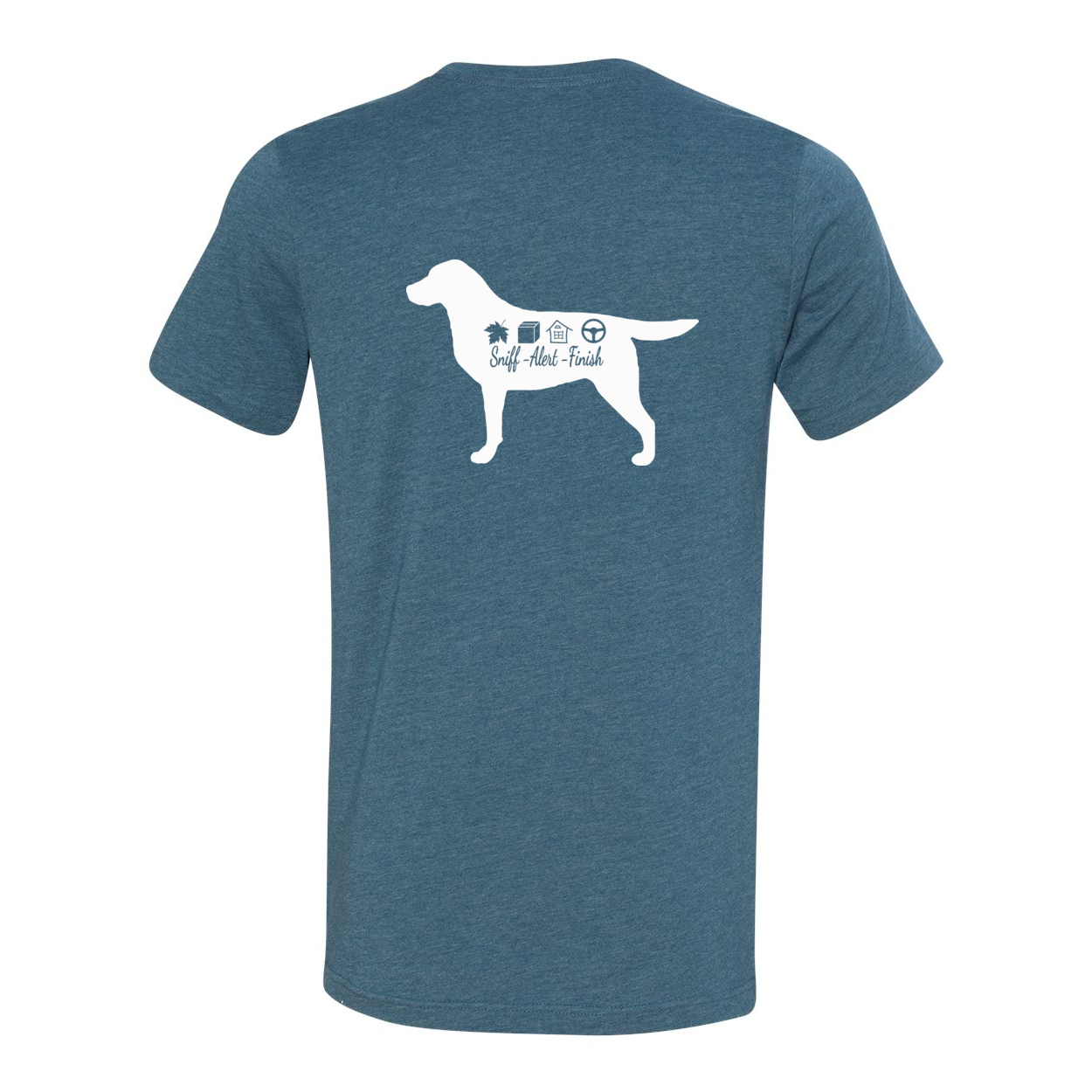 Labrador Scent F/B Unisex SS Jersey Tee - WagALotBowWow