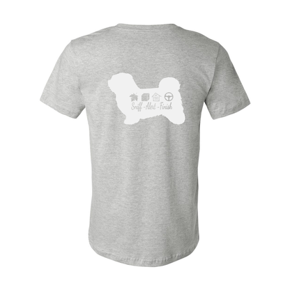 Havanese Scent F/B Unisex SS Jersey Tee - WagALotBowWow