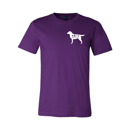 Labrador Scent F/B Unisex SS Jersey Tee - WagALotBowWow