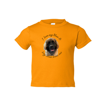 Love Blue Toddler Cotton Jersey Tee - WagALotBowWow