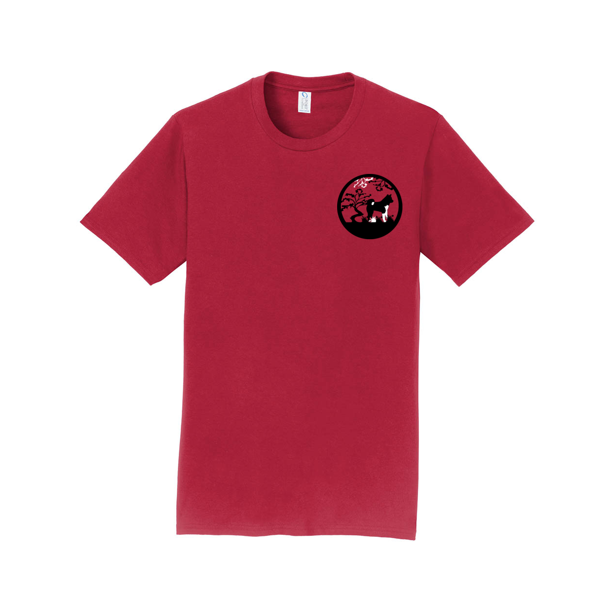 Akita Tree & Gate SS - WagALotBowWow