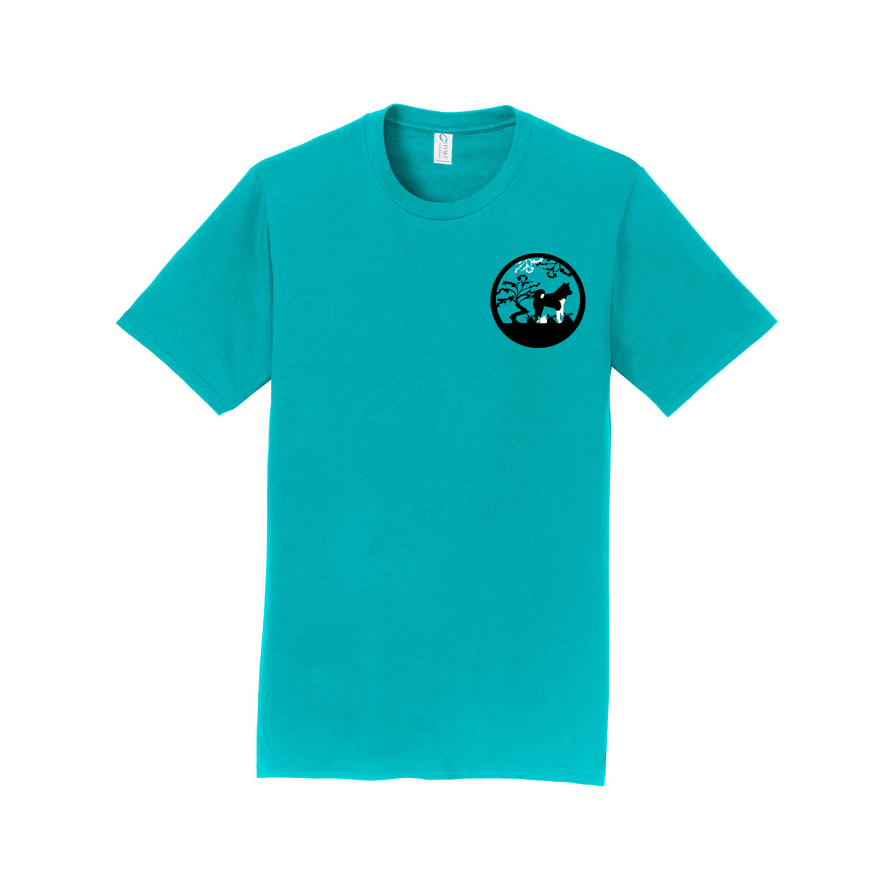 Akita Tree & Gate SS - WagALotBowWow