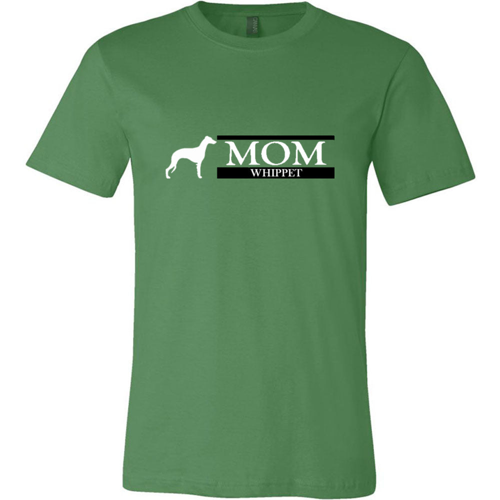 Whippet Mom White Unisex Short Sleeve Jersey Tee - WagALotBowWow