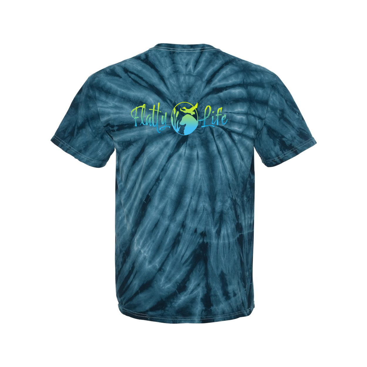 Flatty Life Front/Back Pinwheel SS T-Shirt - WagALotBowWow